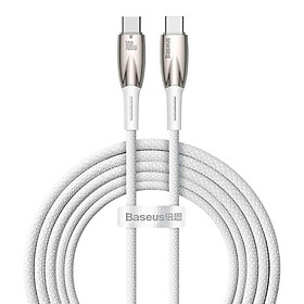 Mua Cáp sạc Baseus Glimmer Series Fast Charging Data Type-C to Type-C 100W (CADH) - hàng chính hãng