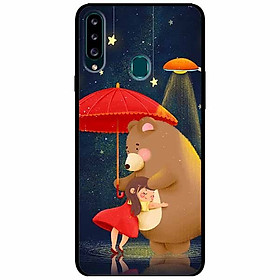 Ốp lưng dành cho Samsung A20s mẫu Được Ôm Gấu