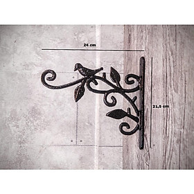 Mua Kệ sắt treo tường trang trí - Nhôm sơn tĩnh điện