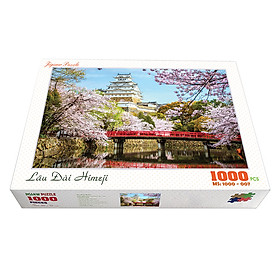 Bộ tranh xếp hình cao cấp 1000 mảnh ghép – Lâu Đài Himeji (50x79cm)