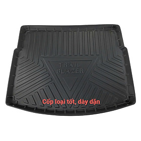 Thảm lót cốp xe ô tô Chevrolet TrailBlazer 2018 - nay nhãn hiệu Macsim chất liệu TPV cao cấp màu đen