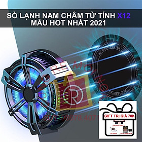 Mua Quạt tản nhiệt điện thoại sò lạnh hút nam châm X12 - Tản nhiệt sò lạnh bán dẫn X12 cho iPad  máy tính bảng  điện thoại