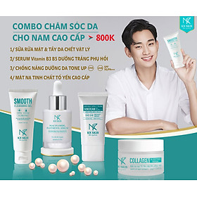 COMBO CHĂM SÓC DA DÀNH CHO NAM,Với combo dưỡng dành cho nền da khô với thành phần chính là b3 b5 HA ABUTIN SIÊU PHỤC HỒI CĂNG BÓNG CHUYÊN SÂU  Mang lại cho chị em một nền da khô an toàn và chống lão hóa da tốt nhất 