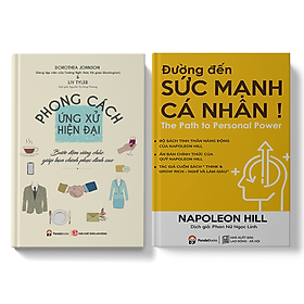 Sách PANDABOOKS Combo 2 cuốn Phong cách ứng xử hiện đại+Đường đến sức mạnh cá nhân