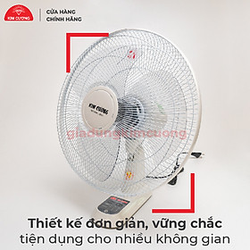 Mua Quạt Treo Tường Remote Kim Cương - Điều Khiển Từ Xa - Hàng Chính Hãng