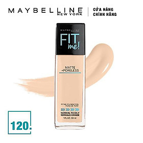 Kem Nền Mịn Lì Tự Nhiên Maybelline Fit Me - Màu 120 Classic Ivory 30ml