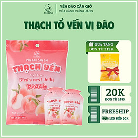 Yến Đảo - Thạch Tổ Yến Vị Đào Hương Vị Trái Cây Tươi Ngon, Dinh Dưỡng Cho Cả Gia Đình