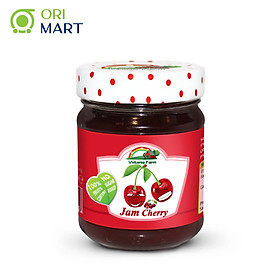 Victoria farm NO SUGAR Cherry jam 100% fruits 220g - Mứt quả anh đào Victoria Farm Jam Cherry 220g