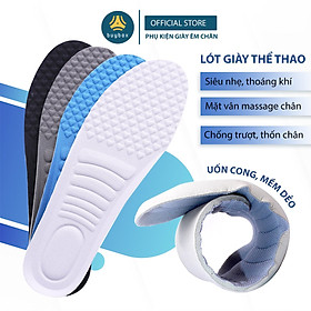 Hình ảnh Lót giày mặt vân massage lòng bàn chân buybox BBPK06