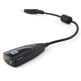 Mua USB âm thanh 5HV2 - chuyển đổi từ cổng USB ra cổng âm thanh 3.5mm - Hàng nhập khẩu