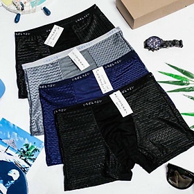 Hộp 4 quần lót đùi nam Nhật,Sịp đùi nam thông hơi thoáng khí kháng khuẩn hàng đẹp 20c_alida2010