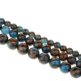 Smooth Polished  Crazy Agate Gemstone Beads Findings 6mm