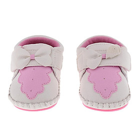 Newborn Cute Baby Kids Bowknot Anti-slip Rubber Shoes Boy Girl Prewalker Sneaker - 11cm