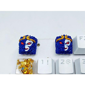 Mua Keycap resin Wukong (Ngộ Không) clone tone tím đen trang trí bàn phím cơ