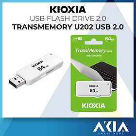 USB 2.0 Flash Drive Kioxia TransMemory U202 - 32GB / 64GB / 128GB , Bảo hành 5 năm - Hàng chính hãng