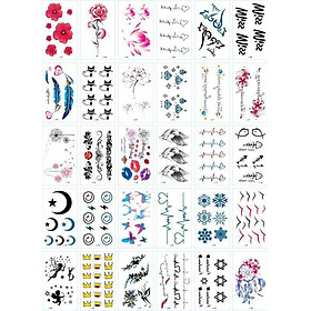 30 Tờ Hình Xăm Dán Tattoo Xăm Nước Tha Thu