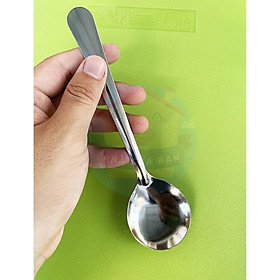Mua Muỗng các loại Inox chất lượng (Muỗng bầu  muỗng soup và muỗng cà phê) chất liệu 100% Inox bóng loáng kích thước 16x4cm