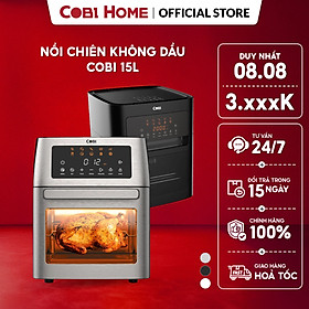 Mua Nồi chiên không dầu MT15L-ST dung tích lớn 15L với 10 chế độ tự động hàng chính hãng COBI Home
