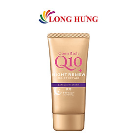 Kem cấp ẩm da tay chuyên sâu ban đêm CoenRich Q10+ Night Renew Capsule In Cream (80g) - Hàng chính hãng