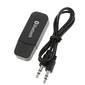 3.5mm Stereo Audio Music Speaker Receiver Adapter Dongle USB Bluetooth