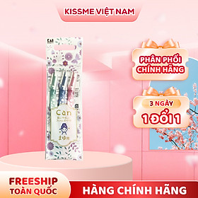 Dao Cạo Lông Mày Lưỡi Thép Có Màng Bảo Vệ Kai Razor Can Eyebrow CBM-3P (Set 3 Cây)