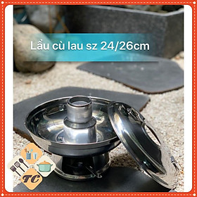 Mua Bộ Nồi Lẩu Cù Lao Sử Dụng Cồn Than - 24 cm/26cm