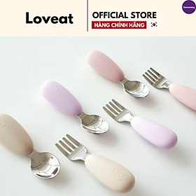 Mua Set muỗng nĩa siêu dễ thương an toàn cho bé - Thương hiệu Loveat Hàn Quốc