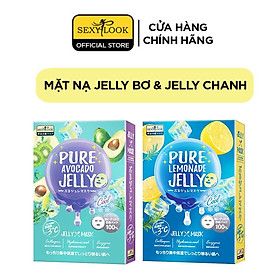 Combo 2 Hộp Mặt Nạ Jelly SEXYLOOK: 1 Hộp Mặt Nạ Jelly Bơ Cấp Ẩm + 1 Hộp Mặt Nạ Jelly Chanh Se Khít Lỗ Chân Lông