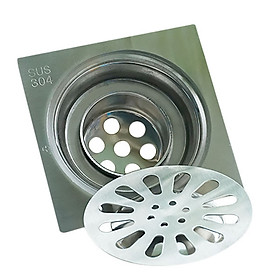 Mua Hố Ga Thoát Sàn Chống Hôi HG-01 Inox 304 120 x 120 mm
