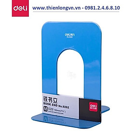 Chặn sách Deli 9262 màu xanh (bộ 2 cái)