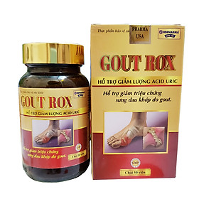 Viên uống Gout Rox Hỗ trợ giảm triệu chứng sưng đau khớp do gút