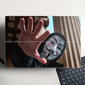 Skin dán hình Anonymous cho Surface Go, Pro 2, Pro 3, Pro 4, Pro 5, Pro 6, Pro 7, Pro X