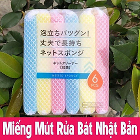 Mua Miếng mút lưới rửa chén bát xuất Nhật siêu tạo bọt