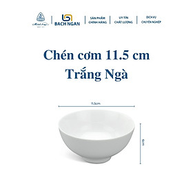 Mua Bộ 10 chén cơm Minh long 11.5 cm Jasmine Lys Trắng Ngà