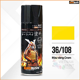 Mua Sơn xịt Samurai Kurobushi - MÀU VÀNG CROM 108 (400ml)