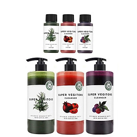 Sữa rửa mặt thải độc rau củ Chosungah Wonder Bath Super Vegitoks Cleanser 300ml ( tặng thêm 30ml)