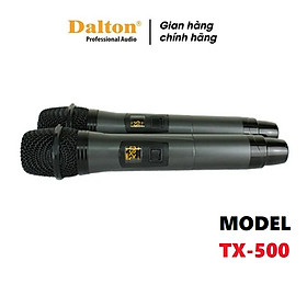 Mua Micro karaoke không dây Dalton   micro chống hú loa kéo karaoke TX-500 thân kim loại cao cấp  mic không dây UHF kết nối Bluetooth.   HÀNG CHÍNH HÃNG  