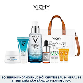 Bộ Sản Phẩm Serum Khoáng Phục Hồi Chuyên Sâu Mineral 89 Và Tinh Chất Làm Sáng Da Vitamun C 10%
