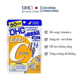 TPBVSK DHC VITAMIN C HARD CAPSULE (Viên uống bổ sung vitamin C hỗ trợ sáng da, mờ thâm, tăng cường đề kháng)