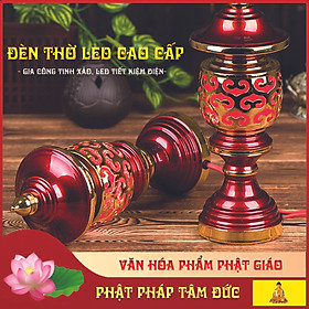 Đèn thờ, đèn ban thờ LED hợp kim cao cấp - 1 cặp