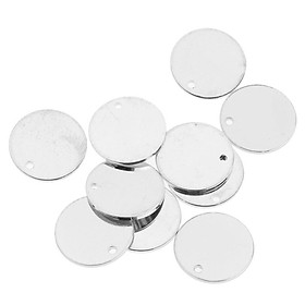 10 Pieces Metal Drop Round Circle Disc Dangle Drop Earrings for Women
