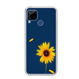 ỐP LƯNG DẺO CHO ĐIỆN THOẠI REALME C15 - 0327 SUNFLOWER06 - HÀNG CHÍNH HÃNG