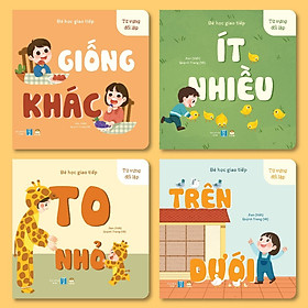 Hình ảnh Bộ 04 Sách Song Ngữ Bé Học Kỹ Năng Giao Tiếp (Phần 1 và 2) - Lionbooks