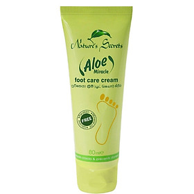 Kem dưỡng và hỗ trợ trị nứt gót chân Aloe Miracle Foot Care Cream 80ml