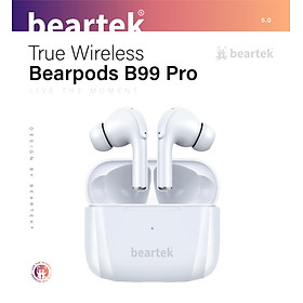 Mua Tai nghe bluetooth không dây BEARTEK Bearbuds B99 – Chạm cảm ứng – Thời gian sử dụng lên tới 4h - Hàng chính hãng