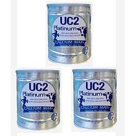 Combo 3 lon Sữa non UC2 Platinum Calcium Max lon 850g