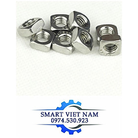 Mua Ecu vuông inox  đai ốc vuông inox M5-M12 combo 10c inox 304