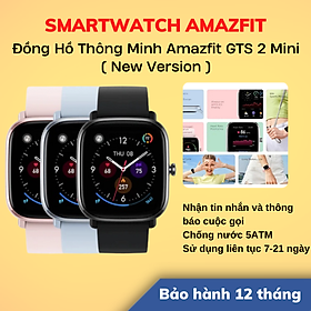 Mua Đồng Hồ Thông Minh Amazfit GTS 2 Mini | Giao Diện Tiếng Việt | Phiên Bản Quốc Tế  | Hàng Chính Hãng