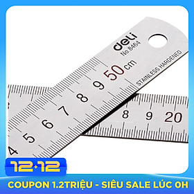 Thước Thép Không Gỉ Deli 8464