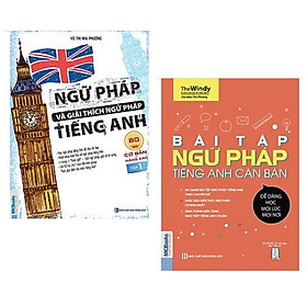 Hình ảnh Combo sách ngữ pháp Tiếng Anh: Ngữ Pháp Và Giải Thích Ngữ Pháp Tiếng Anh Cơ Bản Và Nâng Cao 80/20 - tập 1 + Bài Tập Ngữ Pháp Tiếng Anh Căn Bản